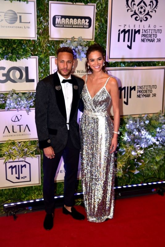 BRUNA MARQUEZINE and Neymar at Neymar Jr. Institute Dinner in Rio De Janeiro 07/19/2018