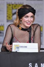 CAITY LOTZ at Legends of Tomorrow Panel at Comic-con in San Diego 07/21/2018