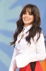 CAMILA CABELLO Performs at Good Morning America Summer Concert Series in New York 07/19/2018