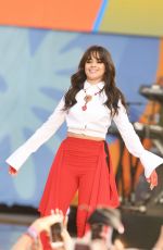 CAMILA CABELLO Performs at Good Morning America Summer Concert Series in New York 07/19/2018