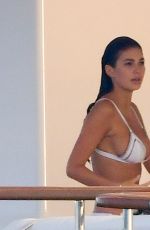 CAMILA MORRONE in Bikini at a Yacht in St Tropez 07/29/2018