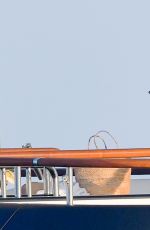 CAMILA MORRONE in Bikini at a Yacht in St Tropez 07/29/2018