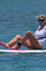 CAMILLE GRAMMER in Bikini on the Beach in Hawaii 07/04/2018