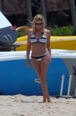 CAMILLE GRAMMER in Bikini on the Beach in Hawaii 07/04/2018