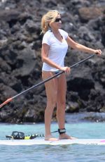 CAMILLE GRAMMER in Bikini on the Beach in Hawaii 07/04/2018