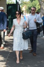 CANDICE BROWN and Liam Macaulay at Wimbledon Tennis Championships in London 07/13/2018