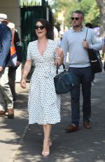 CANDICE BROWN and Liam Macaulay at Wimbledon Tennis Championships in London 07/13/2018