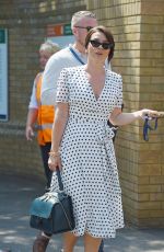 CANDICE BROWN and Liam Macaulay at Wimbledon Tennis Championships in London 07/13/2018