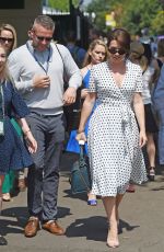 CANDICE BROWN and Liam Macaulay at Wimbledon Tennis Championships in London 07/13/2018