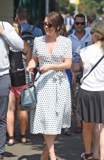 CANDICE BROWN and Liam Macaulay at Wimbledon Tennis Championships in London 07/13/2018