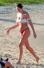 CANDICE SWANEPOEL in Bikini Shows off Her Post-baby Body on the Beach in Vitoria 07/11/2018