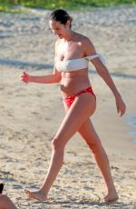 CANDICE SWANEPOEL in Bikini Shows off Her Post-baby Body on the Beach in Vitoria 07/11/2018