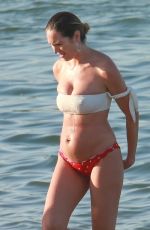 CANDICE SWANEPOEL in Bikini Shows off Her Post-baby Body on the Beach in Vitoria 07/11/2018