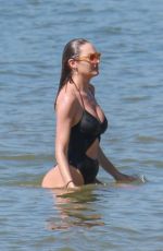 CANDICE SWANEPOEL in Swimsuit at a Beach in Vitoria 07/07/2018