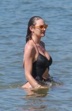 CANDICE SWANEPOEL in Swimsuit at a Beach in Vitoria 07/07/2018