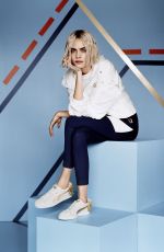 CARA DELEVINGNE for Puma Suede Bow Varsity Trainer Campaign 2018