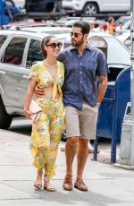 CARA SANTANA and Jesse Metcalfe Out in Soho 07/21/2018