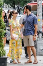 CARA SANTANA and Jesse Metcalfe Out in Soho 07/21/2018