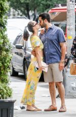 CARA SANTANA and Jesse Metcalfe Out in Soho 07/21/2018