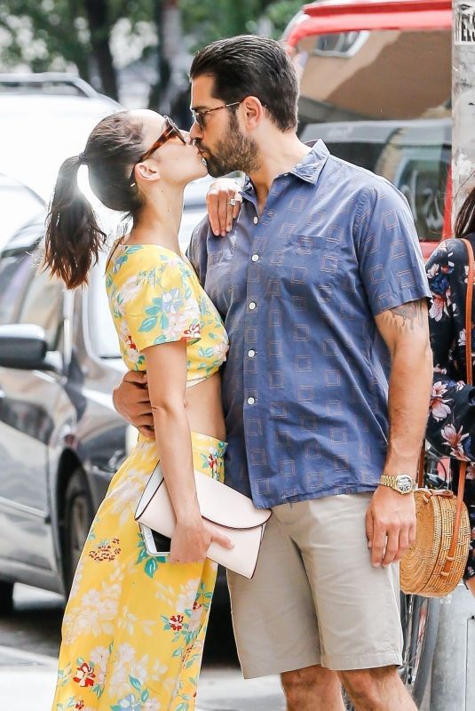 CARA SANTANA and Jesse Metcalfe Out in Soho 07/21/2018
