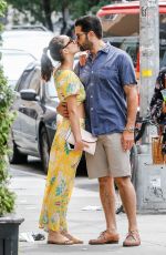 CARA SANTANA and Jesse Metcalfe Out in Soho 07/21/2018