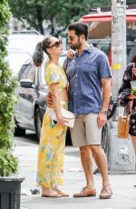 CARA SANTANA and Jesse Metcalfe Out in Soho 07/21/2018
