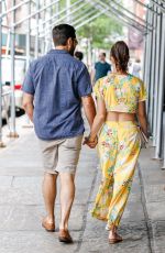 CARA SANTANA and Jesse Metcalfe Out in Soho 07/21/2018