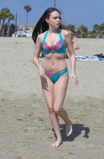 CARLA TEMPESTA in Bikini on the Beach 07/17/2018