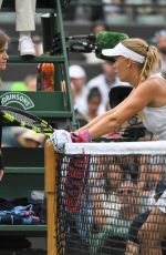 CAROLINE WOZNIACKI at Wimbledon Tennis Championships in London 07/04/2018