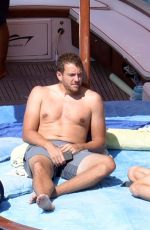 CAROLINE WOZNIACKI in Bikini at a Beach in Capri 07/11/2018