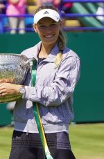 CAROLINE WOZNIACKI Wins Eastbourne Tournament in UK 06/30/2018