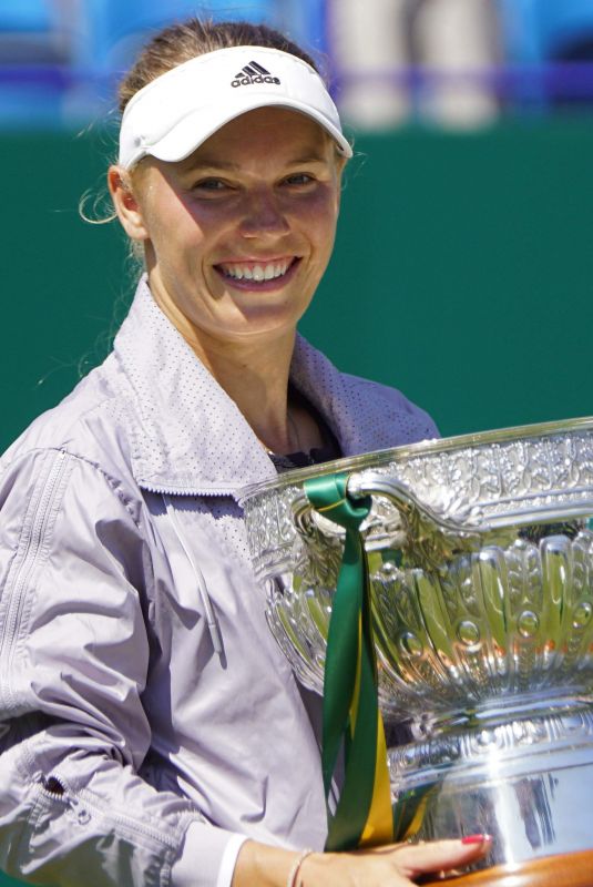 CAROLINE WOZNIACKI Wins Eastbourne Tournament in UK 06/30/2018