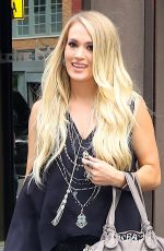 CARRIE UNDERWOOD Leaves Electric Lady Studio in New York 07/04/2018