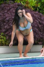 CASEY BATCHELOR in Bikini at a Beach in Marbella 07/02/2018