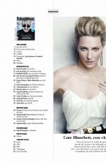 CATE BLANCHETT in Fotogramas Magazine, July 2018