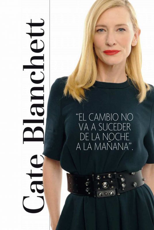 CATE BLANCHETT in Fotogramas Magazine, July 2018