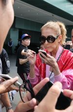 CELINE DION Arrives at Taipei Songshan Airport in Taipei 07/15/2018