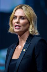 CHARLIZE THERON at Aids Conference 2018 in Amsterdam 07/24/2018