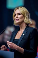 CHARLIZE THERON at Aids Conference 2018 in Amsterdam 07/24/2018