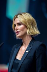 CHARLIZE THERON at Aids Conference 2018 in Amsterdam 07/24/2018