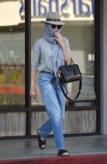 CHARLIZE THERON Leaves a Nail Salon in Studio City 07/27/2018