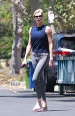 CHARLIZE THERON Out and About in Los Angeles 07/13/2018