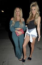 CHARLOTTE CROSBY and OLIVIA ATTWOOD Night Out in Manchester 07/07/2018