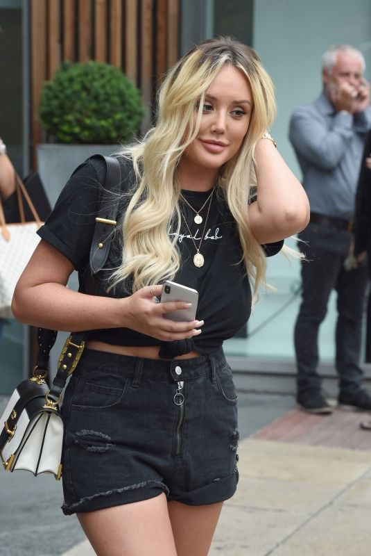 CHARLOTTE CROSBY Out and About in Manchester 07/24/2018