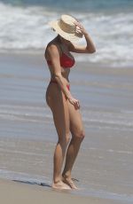 CHARLOTTE MCKINNEY in Bikini at a Beach Los Angeles 07/05/2018