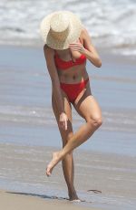 CHARLOTTE MCKINNEY in Bikini at a Beach Los Angeles 07/05/2018