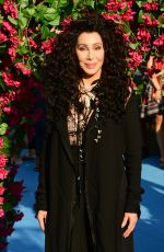 CHER at Mamma Mia Here We Go Again Premiere in London 07/16/2018