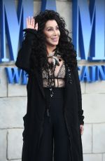 CHER at Mamma Mia Here We Go Again Premiere in London 07/16/2018