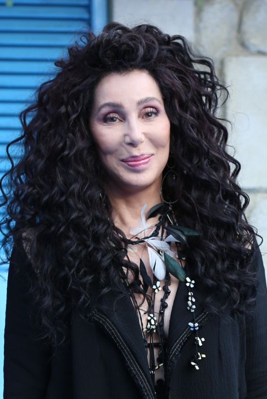 CHER at Mamma Mia Here We Go Again Premiere in London 07/16/2018
