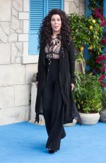CHER at Mamma Mia Here We Go Again Premiere in London 07/16/2018